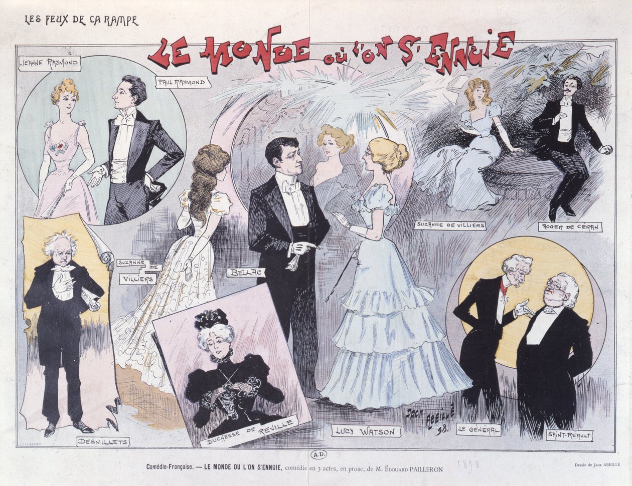 Póster publicitario de la comedia satírica Le Monde où l