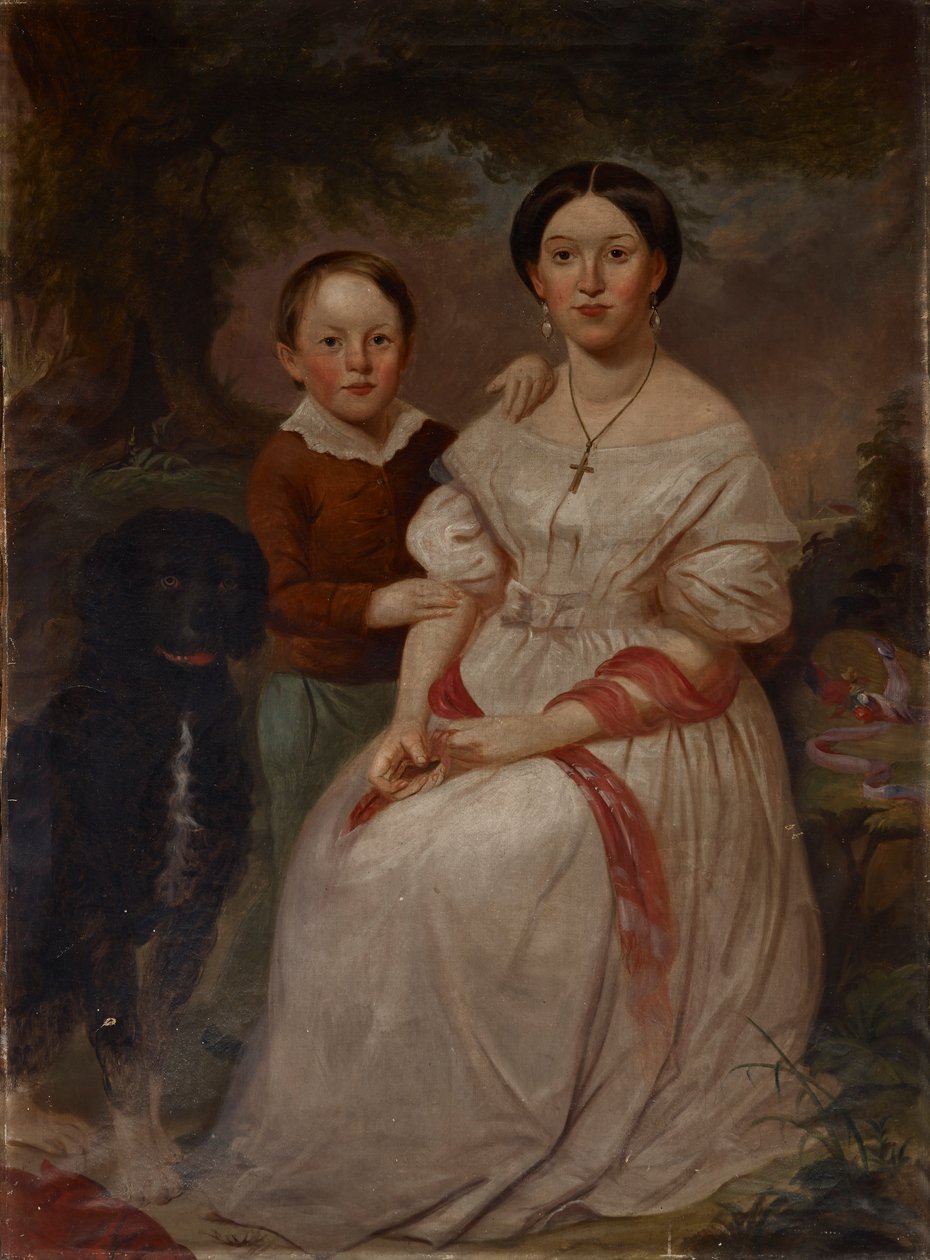 Retrato de Sarah Elizabeth Morrison y Samuel Morrison de Jacob Cox
