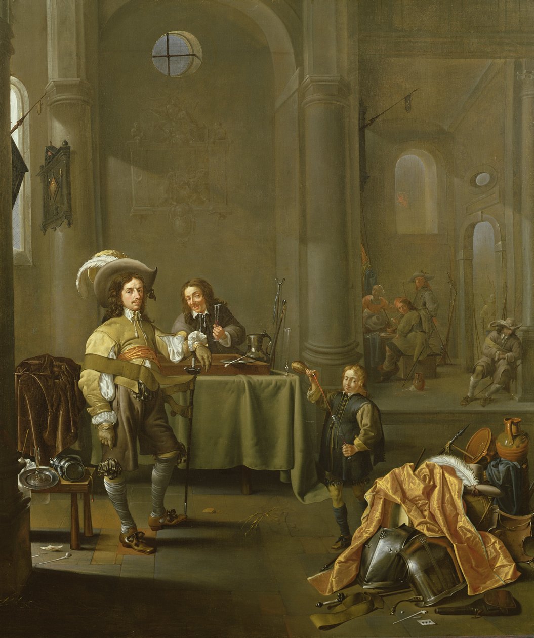 La celebración de la liberación de una catedral por la milicia holandesa de Jacob Duck