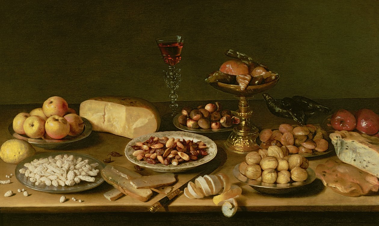Bodegón de banquete de Jacob  Foppens van Es