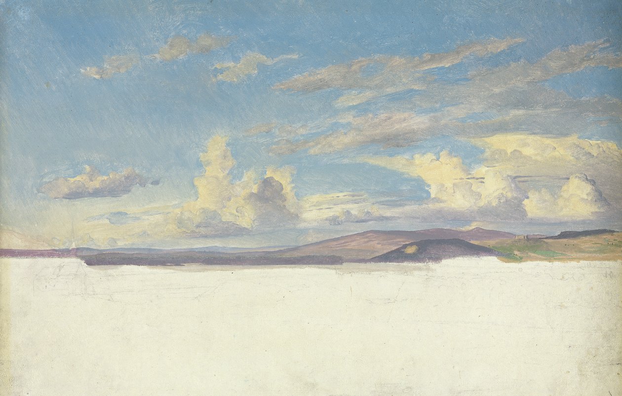 Estudio de Nubes, c.1830 de Jacob Gensler