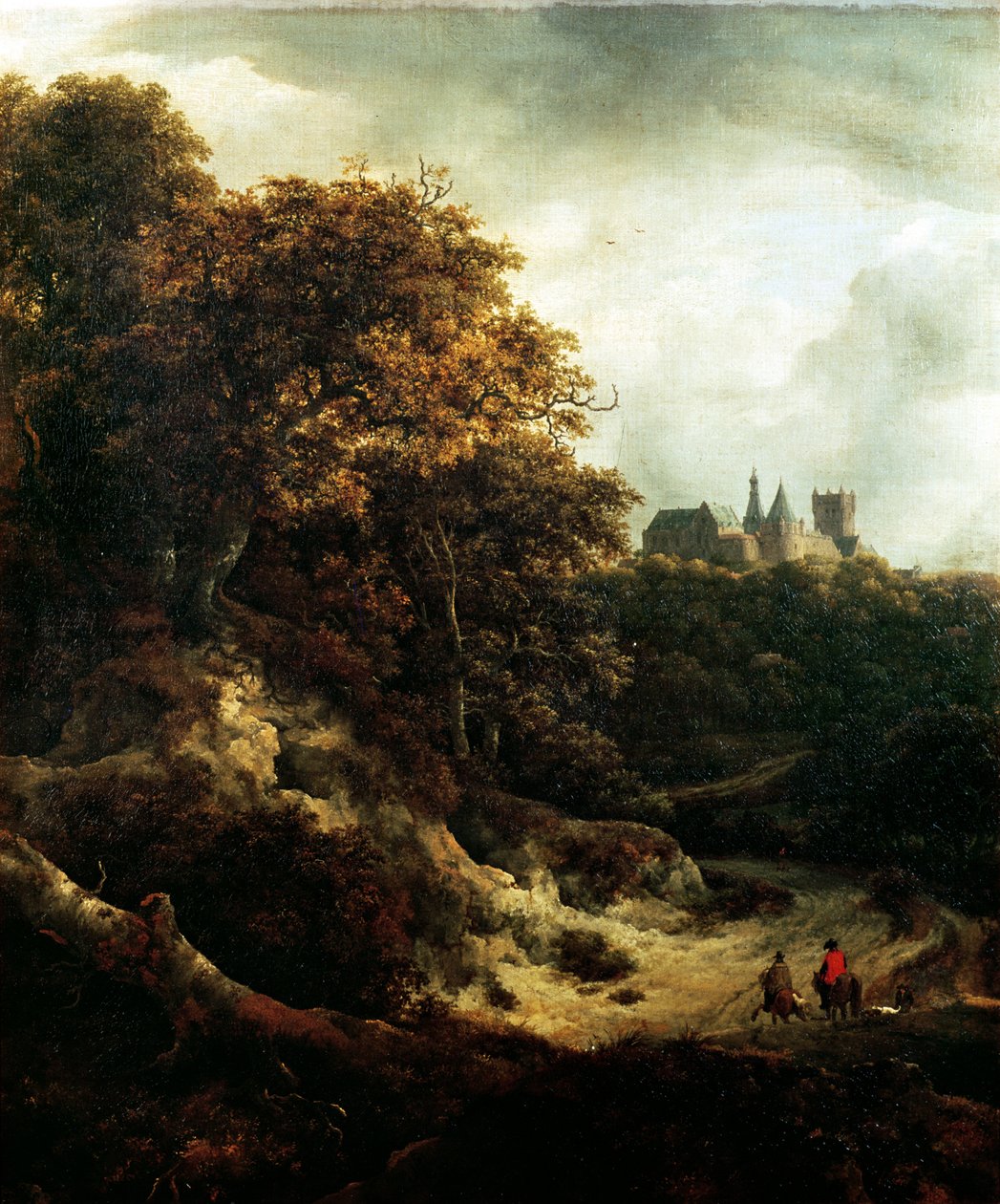 Castillo en Bentheim de Jacob van Ruisdael