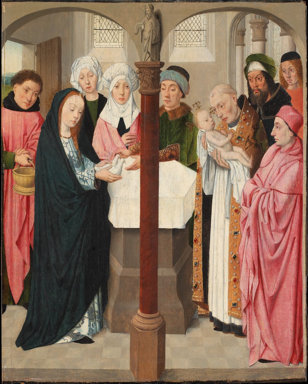 La presentación en el templo, c.1490-1500 de Jacob Jansz.