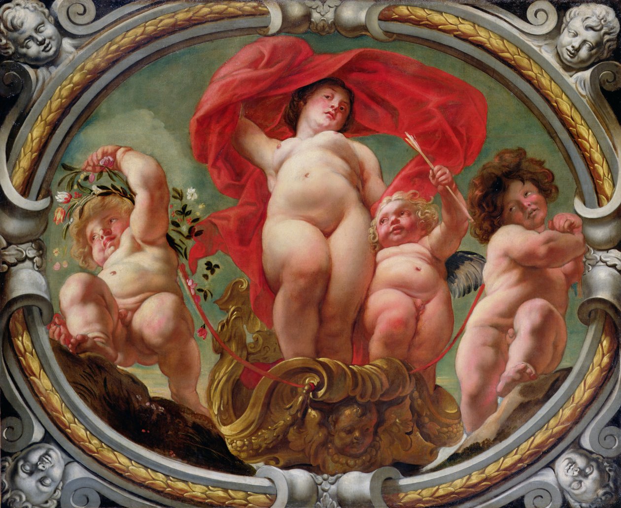 Géminis, de los Signos del Zodiaco de Jacob Jordaens