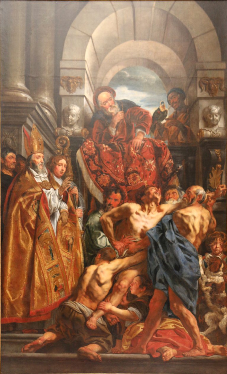 San Martín curando a un poseso de Jacob Jordaens