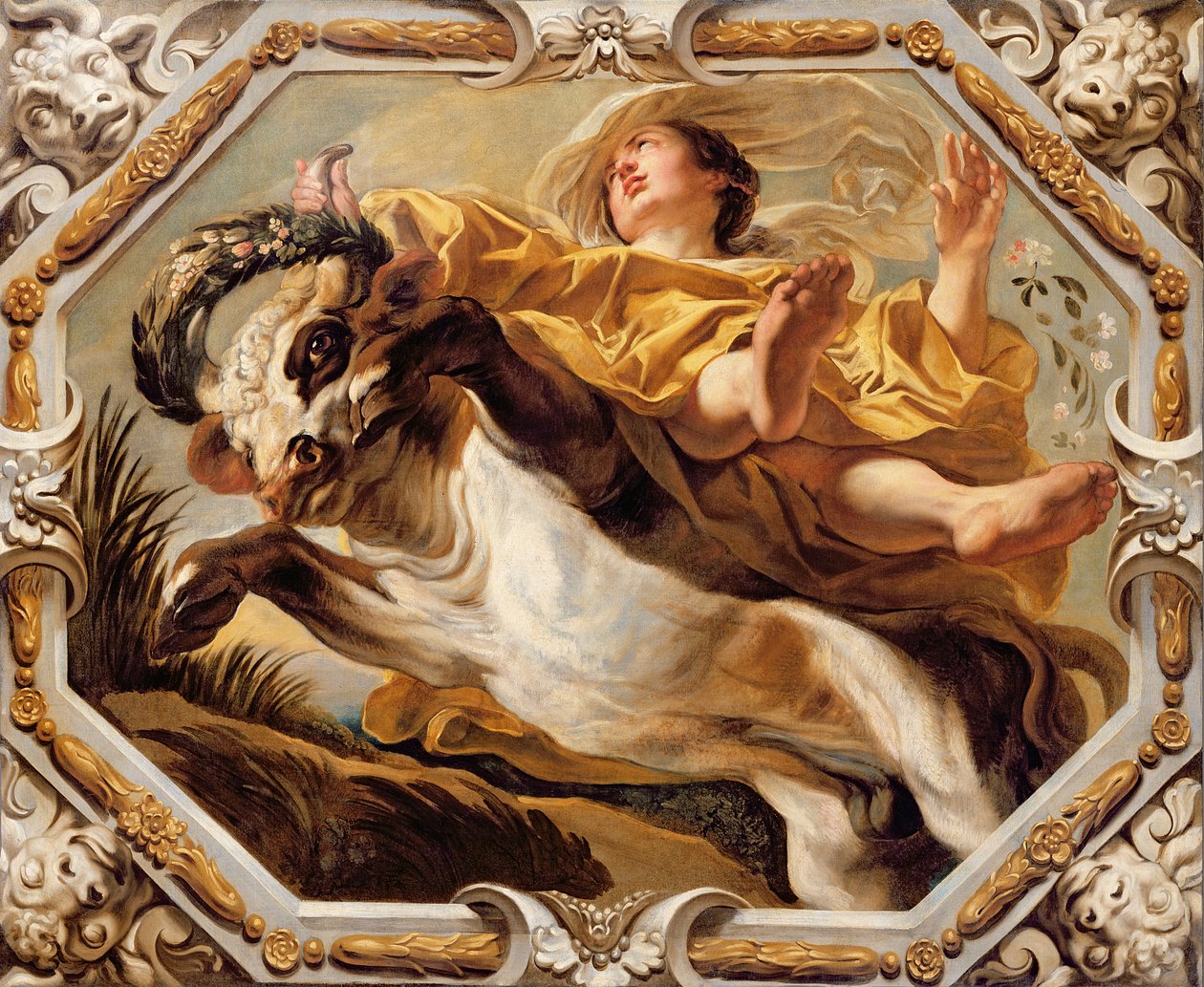 Tauro, de los Signos del Zodiaco de Jacob Jordaens