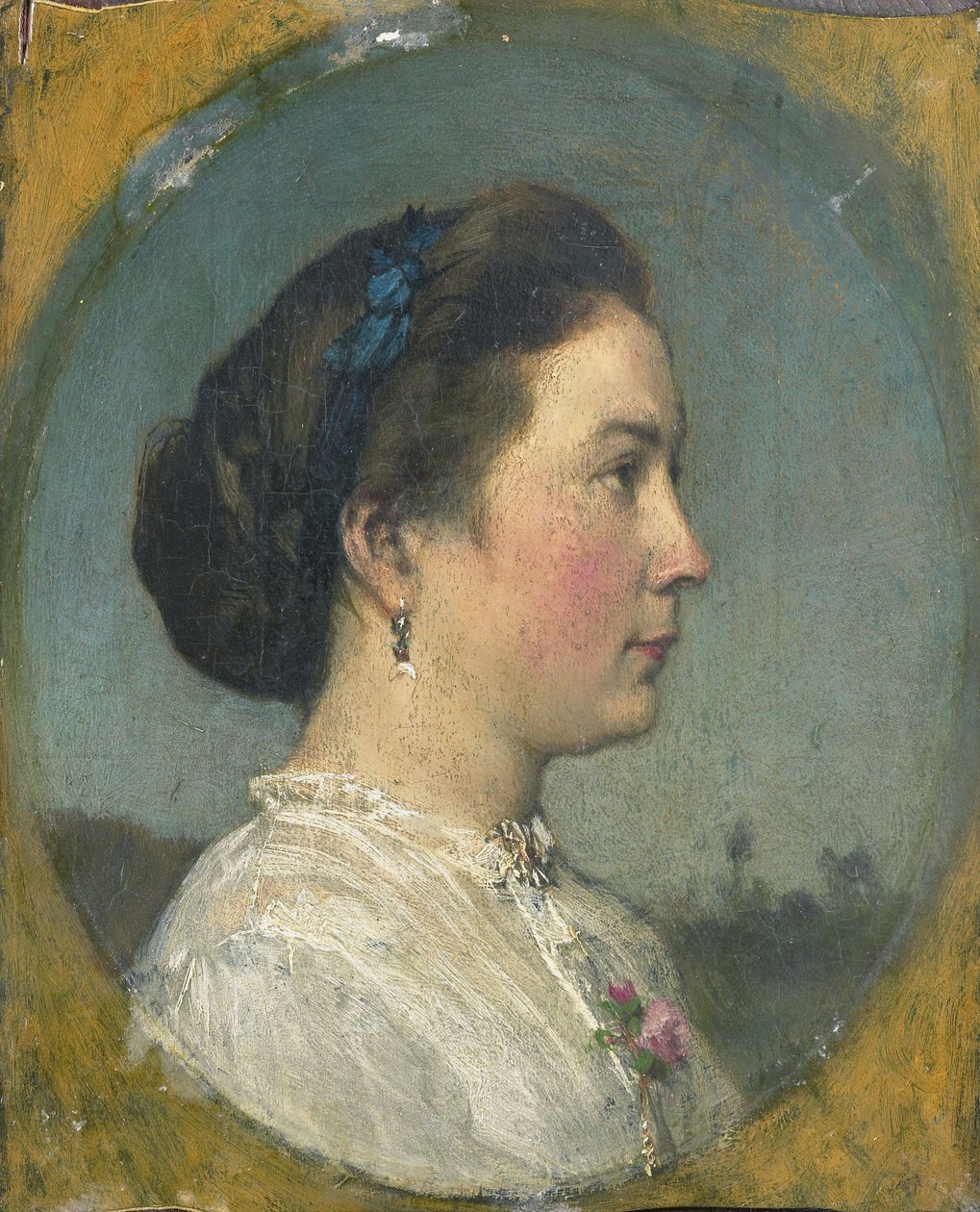 Catharina Hendrika Horn (1841-1905). La esposa del artista de Jacob Henricus or Hendricus Maris