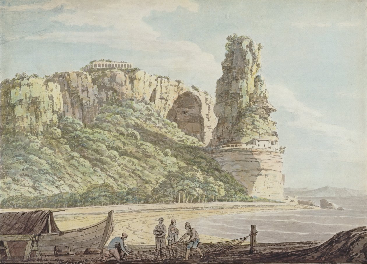 Una vista en Terracina, 1778 de Jacob More