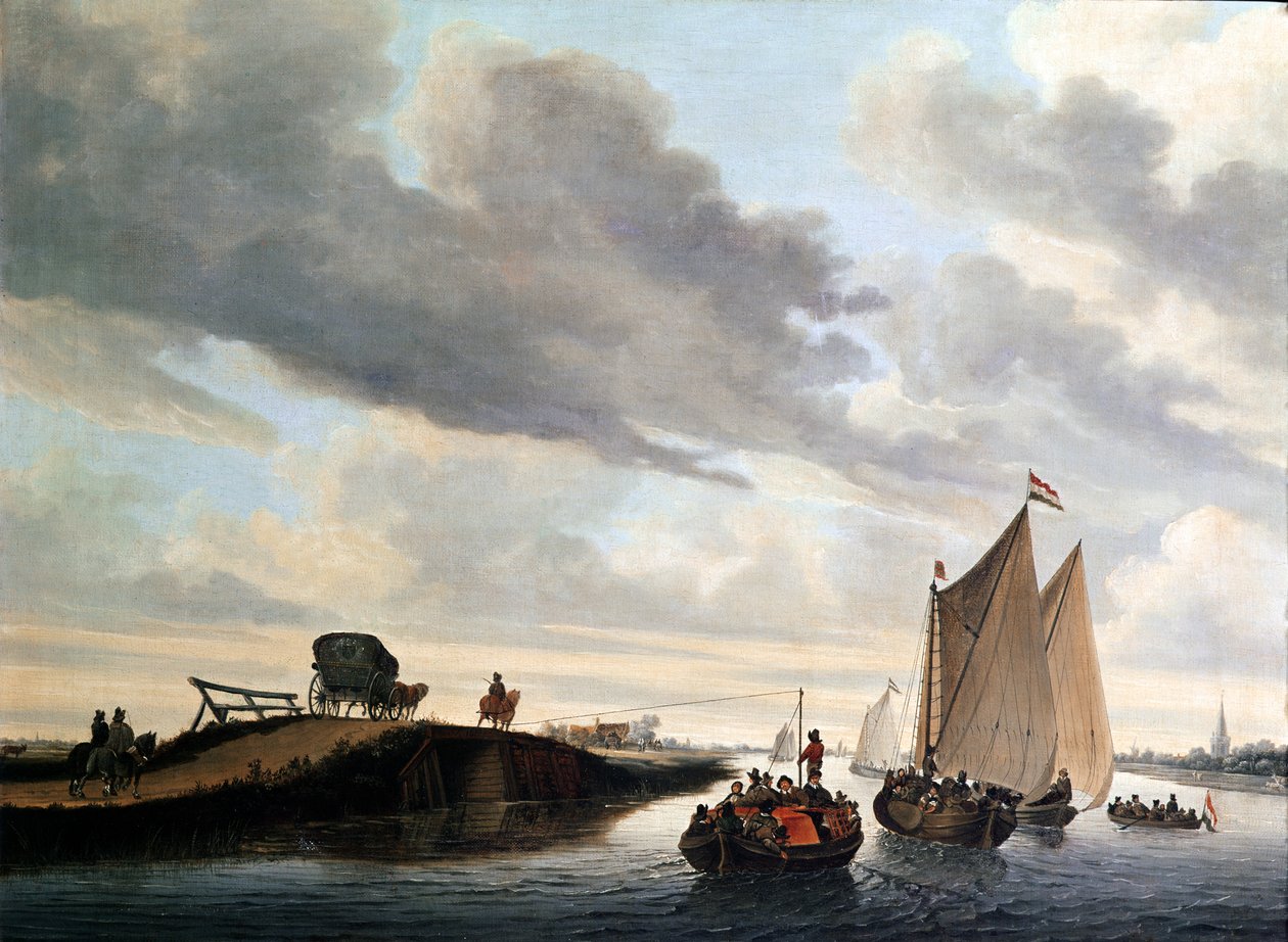 El coche de agua de Jacob van Ruisdael
