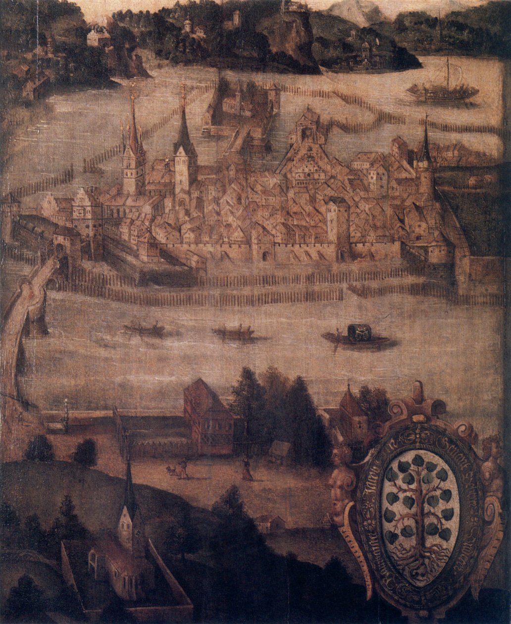 Vista de la ciudad de Lindau de Jacob U. M.