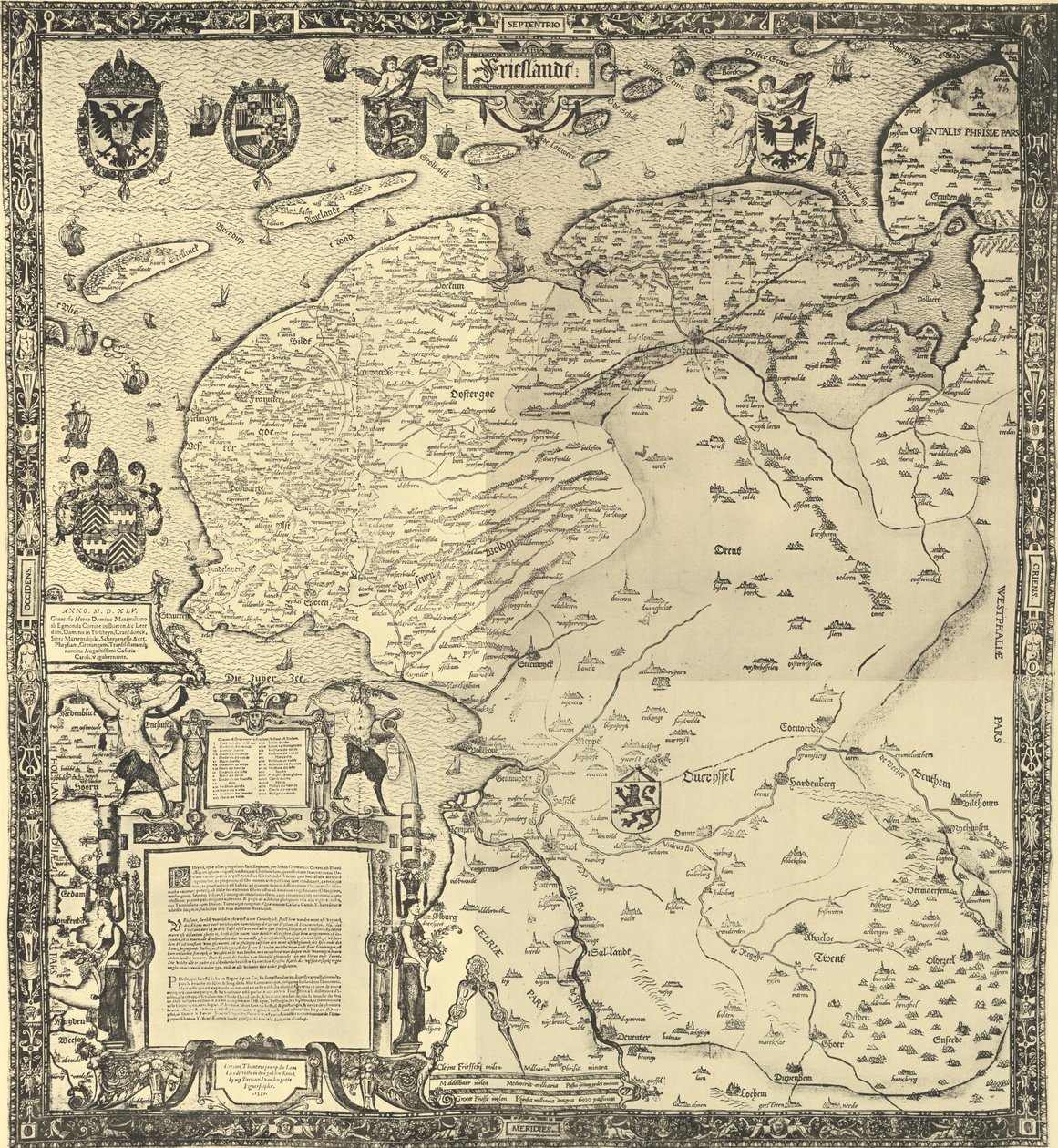 Jacob van Deventer - Frieslandt de Jacob van Deventer