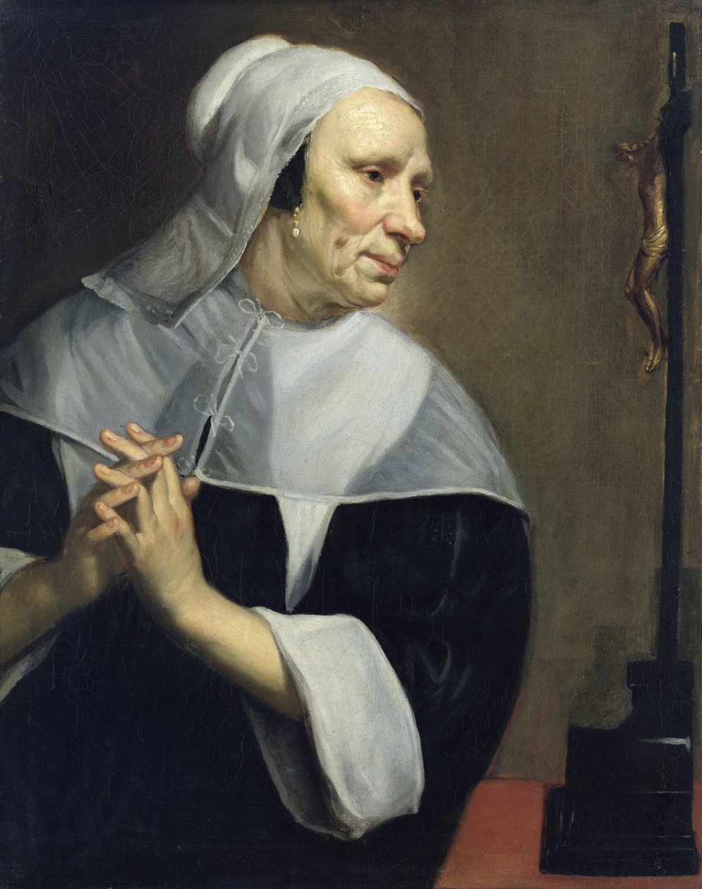 Anciana rezando de Jacob van Oost