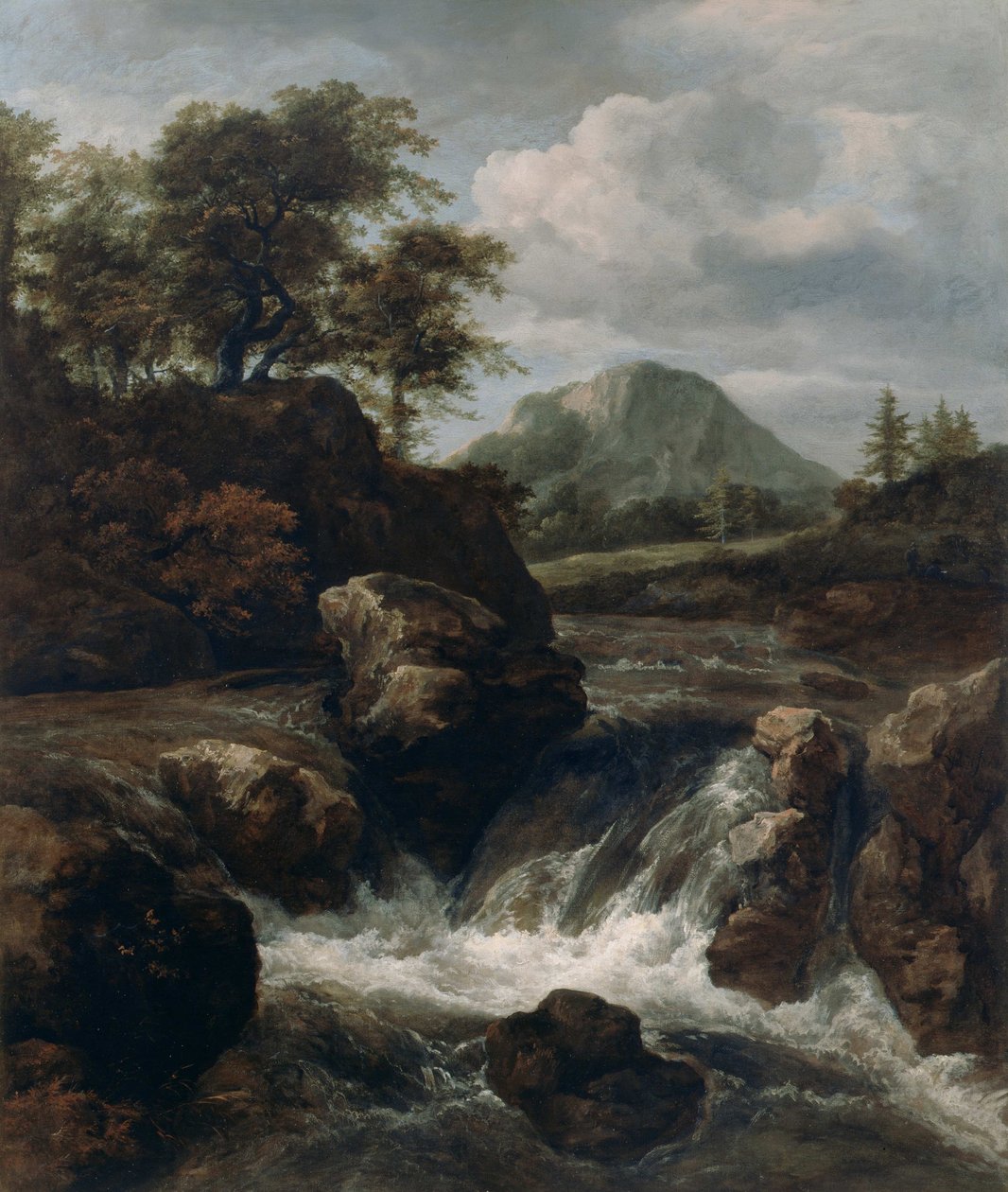 Una cascada de Jacob van Ruisdael