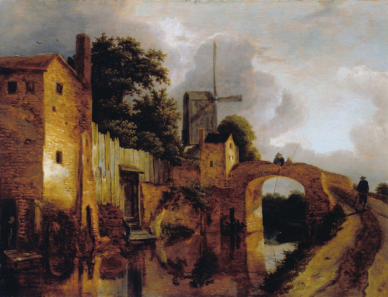 Canal con Puente de Jacob van Ruisdael