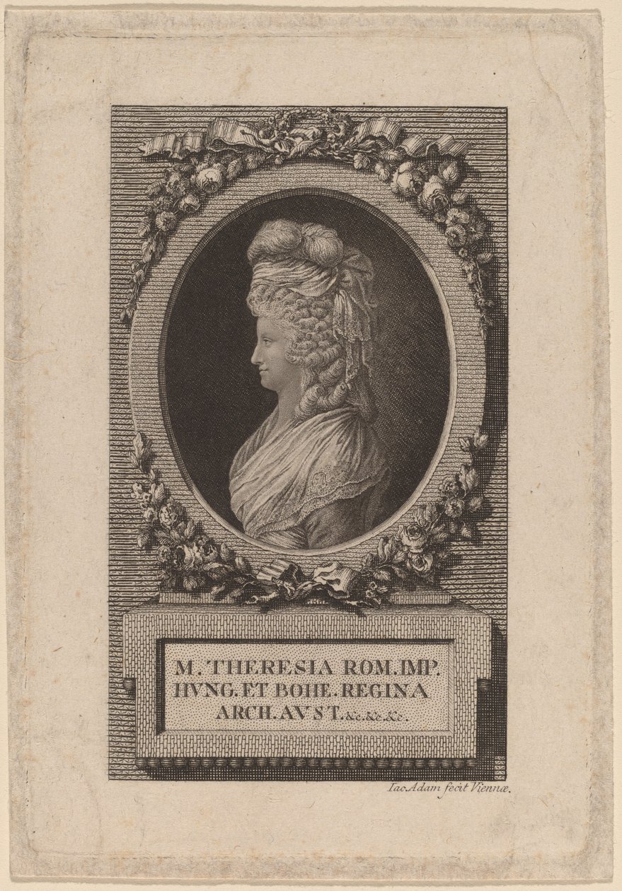 María Teresa, Emperatriz del Sacro Imperio Romano de Jacob Adam