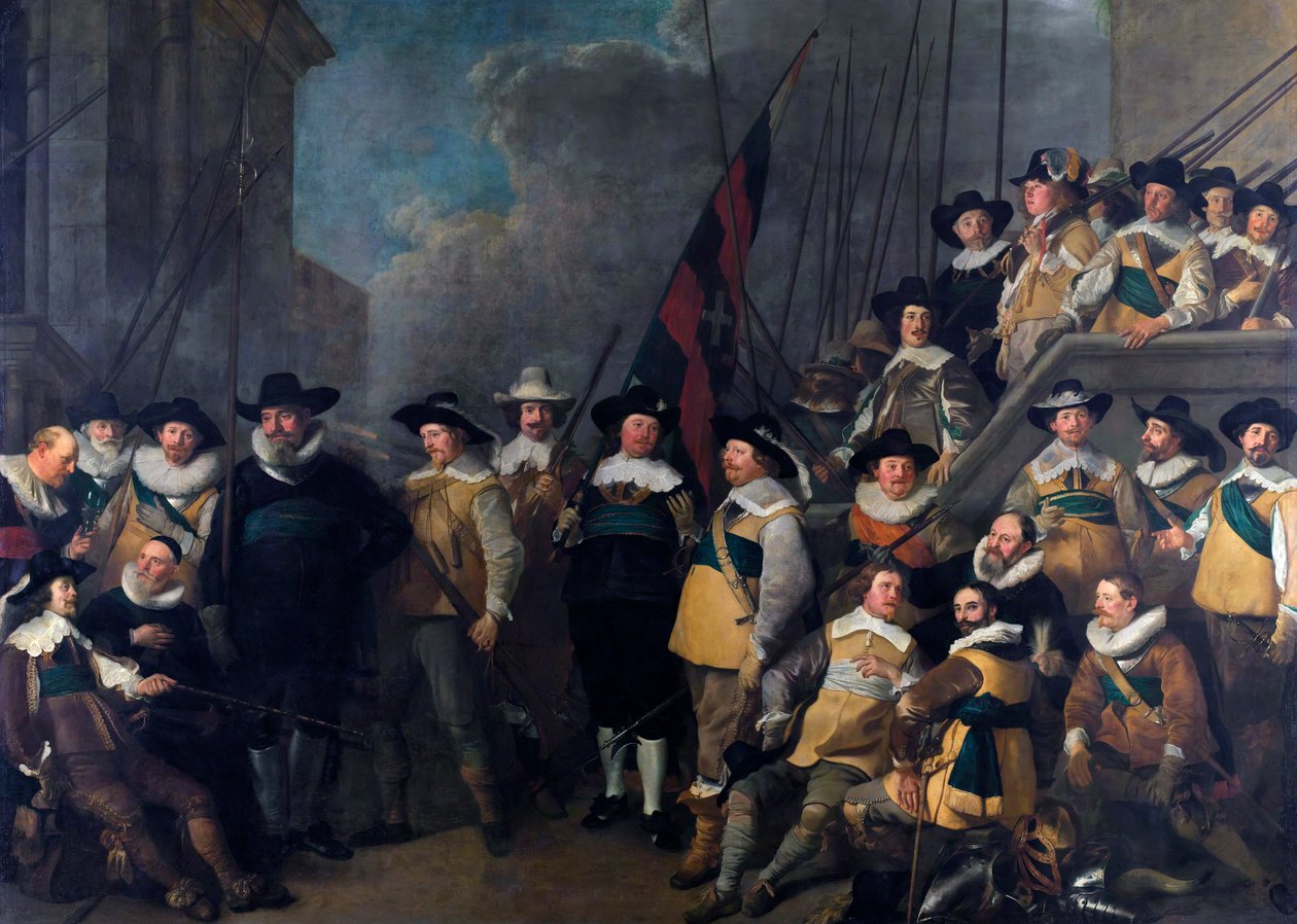 Oficiales y hombres de la Compañía del capitán Cornelis de Graeff y el teniente Hendrick Lauwrensz de Jacob Adriaensz Backer