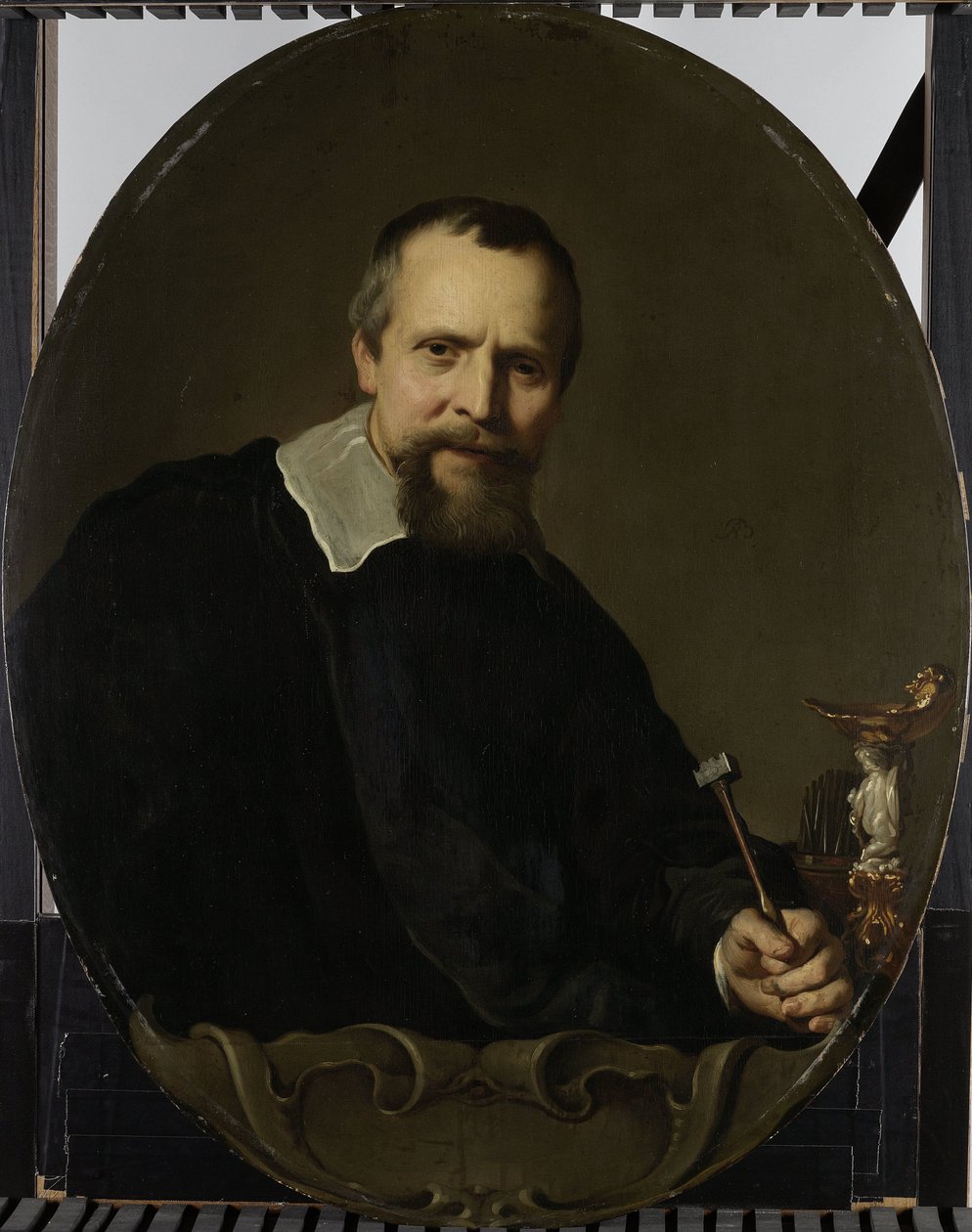 Retrato de Johannes Lutma
Jan Lutma (1584/85-1669). Orfebrería de Ámsterdam de Jacob Adriaensz. Backer
