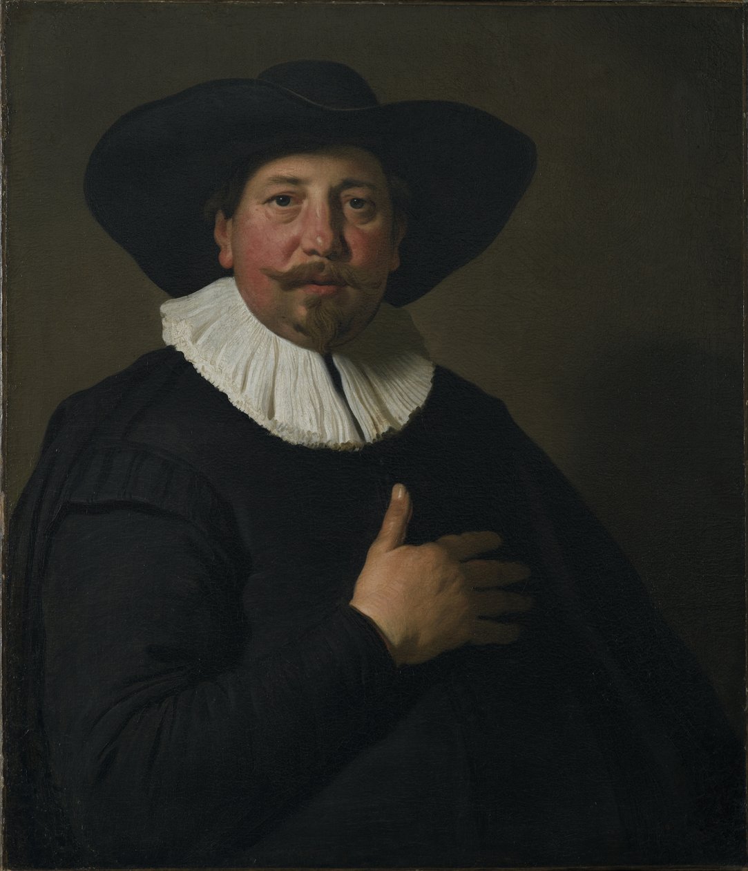 Retrato de un hombre, c.1638 de Jacob Adriensz Backer