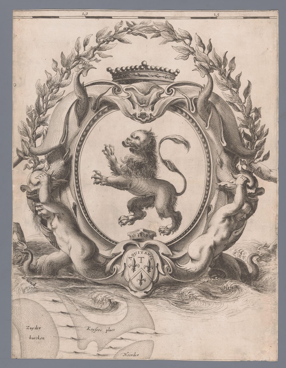 Mapa del condado de Holanda y Utrecht (lámina 2) de Jacob Aertsz. Colom (I)