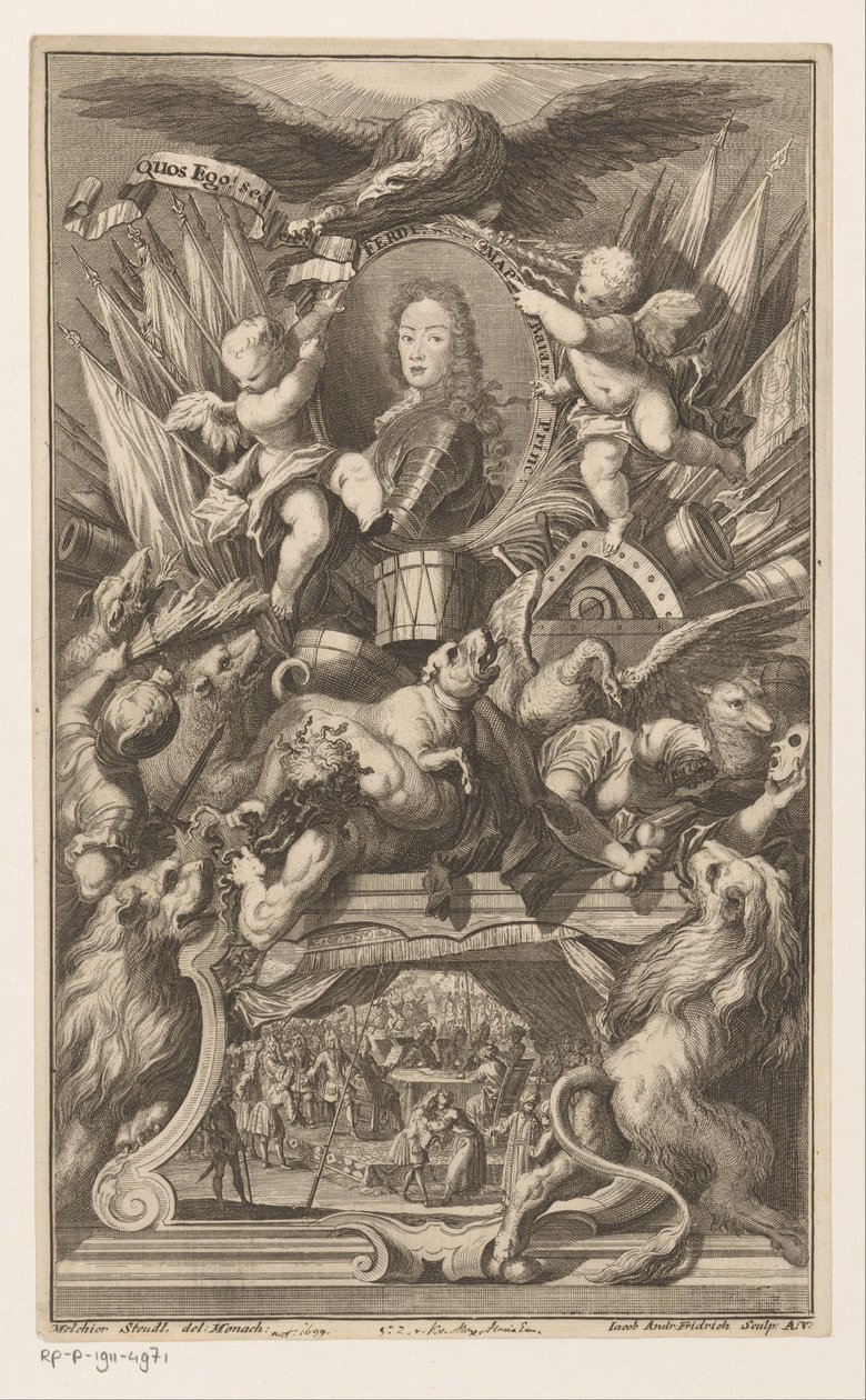 Retrato de Fernando de Baviera de Jacob Andreas Fridrich (I)