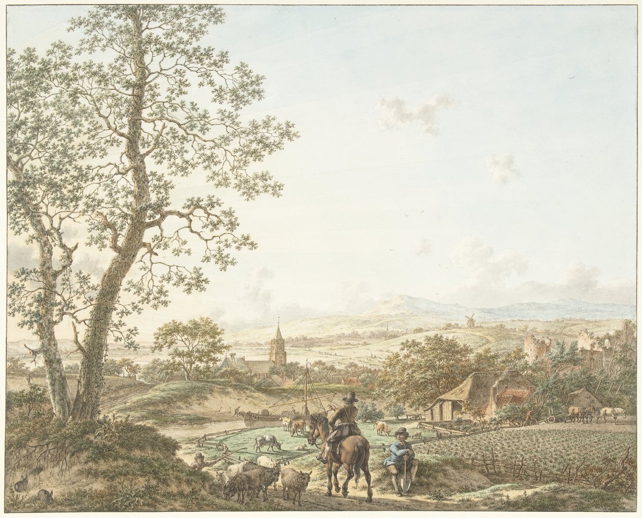 Primavera, mañana y tierra
Las cuatro estaciones, las horas del día y los elementos (título de la serie) de Jacob  Cats