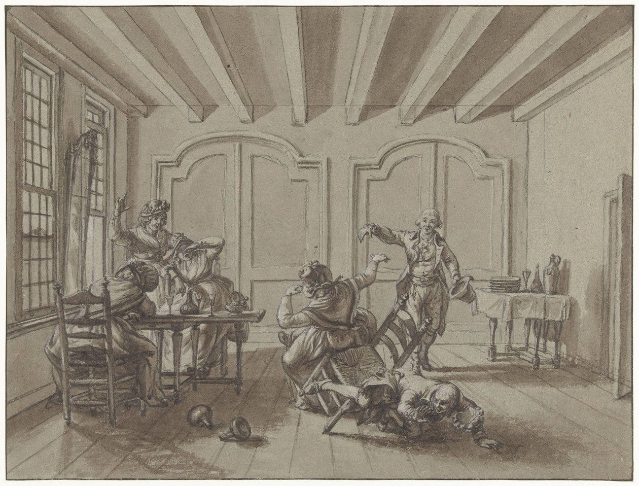 Incidente durante una comida del círculo de amigos de Jacob  Cats