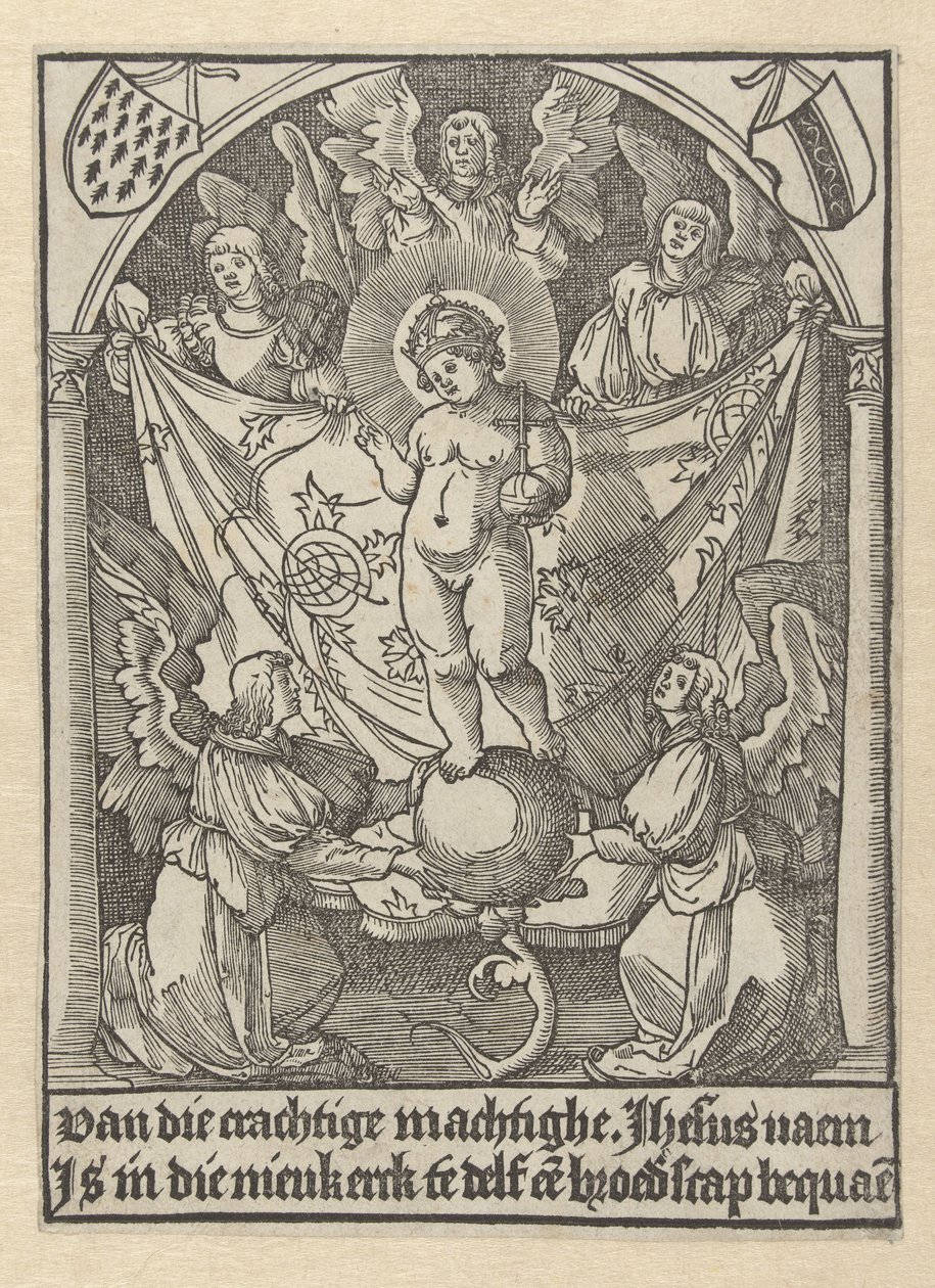 Impresión de oración por la hermandad de Jesús de Jacob Cornelisz van Oostsanen