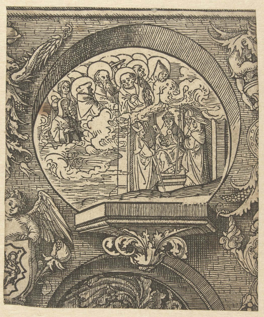 La Iglesia Católica y la Comunidad de los Santos El Credo (título de la serie) de Jacob Cornelisz van Oostsanen