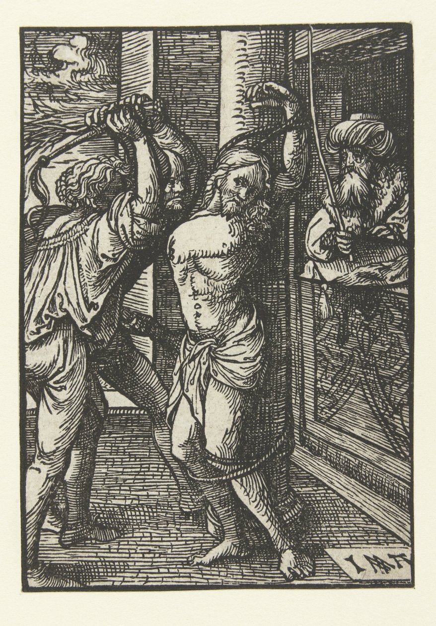 Azote de Cristo La pequeña pasión (título de la serie) de Jacob Cornelisz van Oostsanen