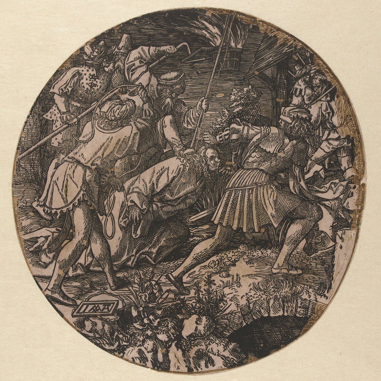 Cautiverio de Cristo The Round Passion (título de la serie) de Jacob Cornelisz van Oostsanen