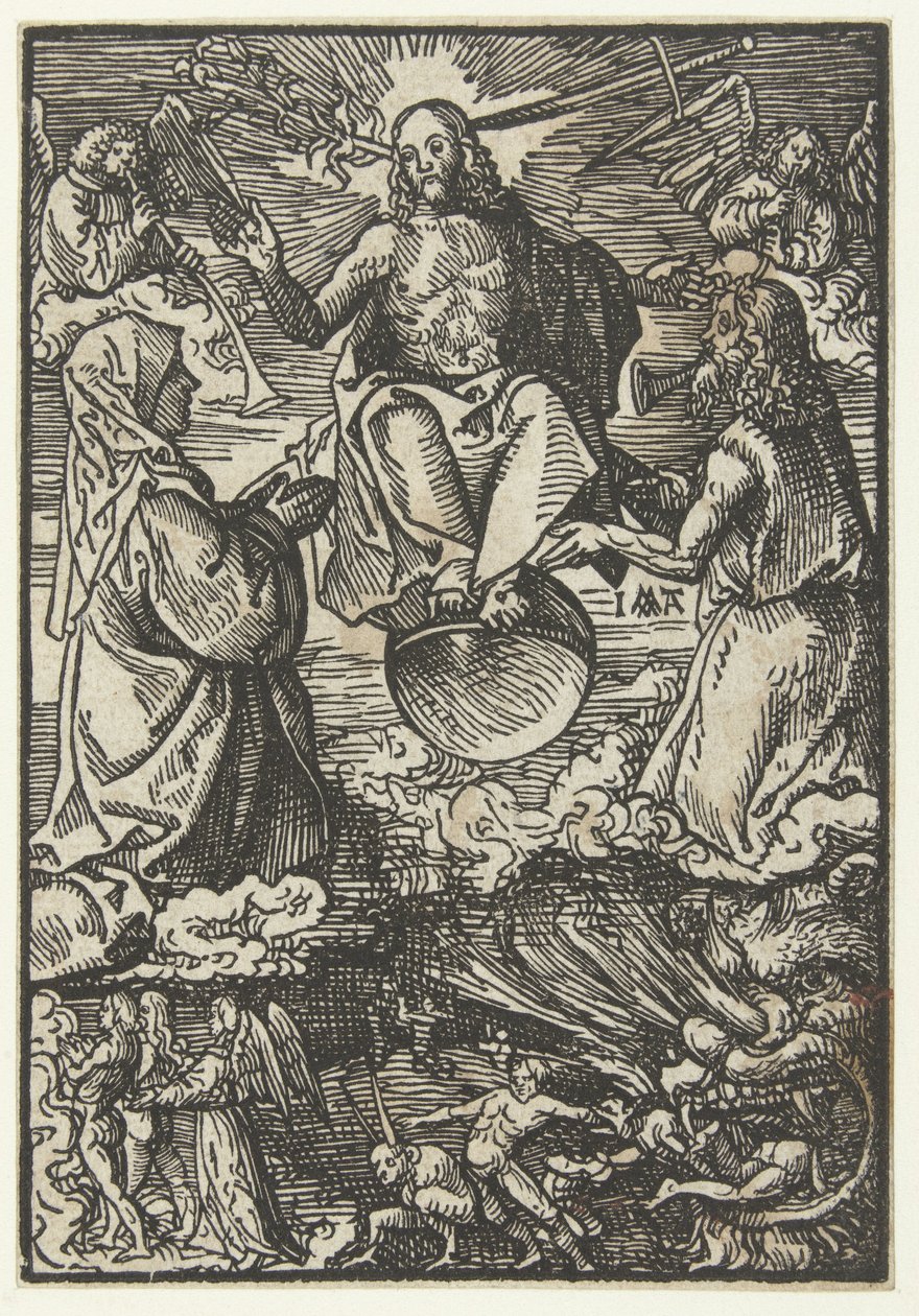 el juicio final La pequeña pasión (título de la serie) de Jacob Cornelisz van Oostsanen