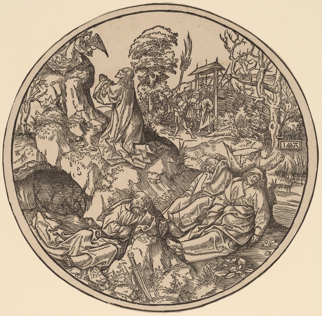La Agonía en el Jardín de Jacob Cornelisz van Oostsanen