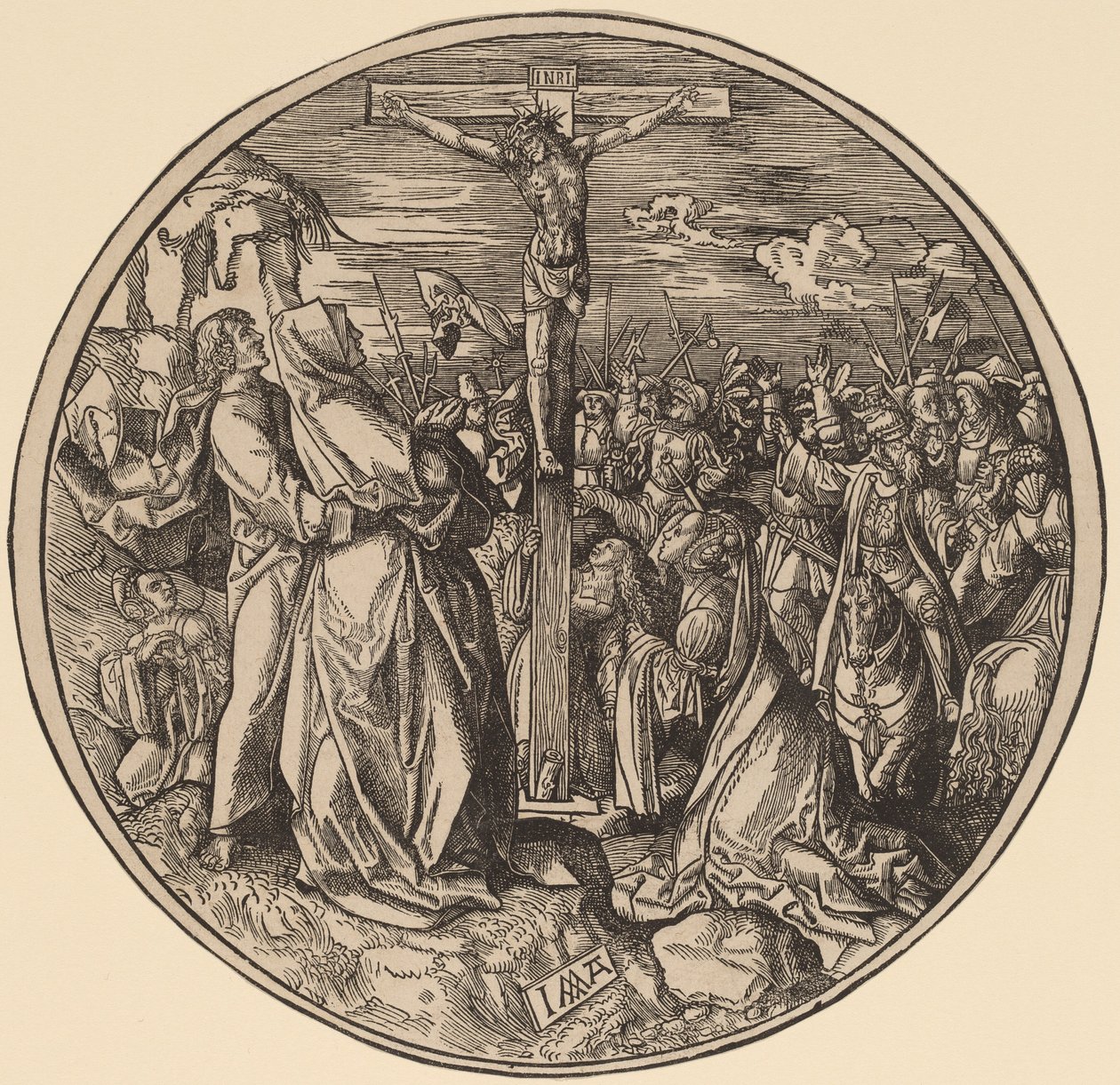 La Crucifixión de Jacob Cornelisz van Oostsanen