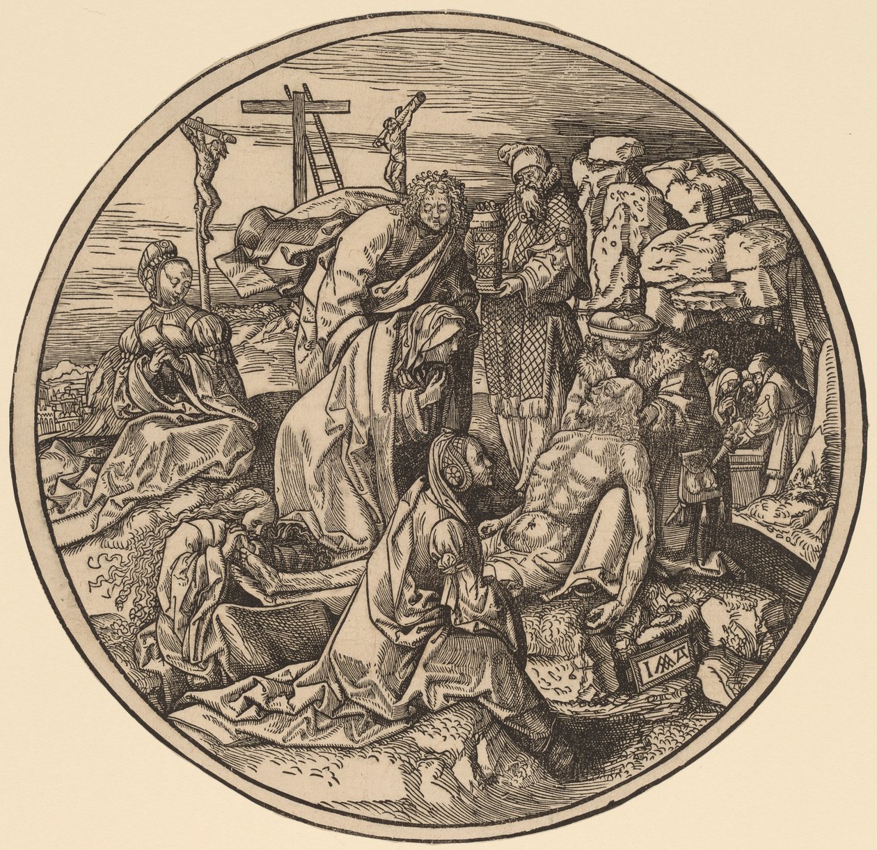 El lamento y el entierro de Jacob Cornelisz van Oostsanen