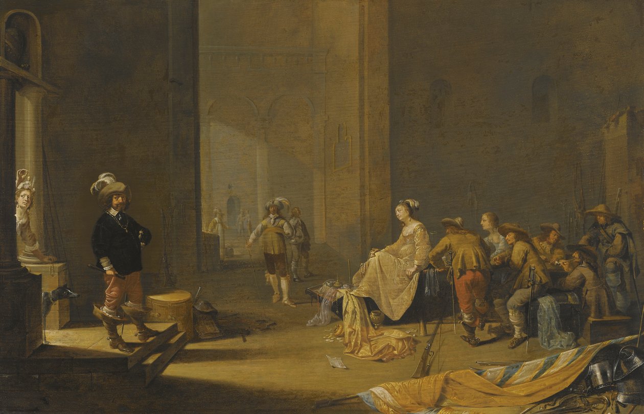 Interior de una sala de guardia de Jacob Duck