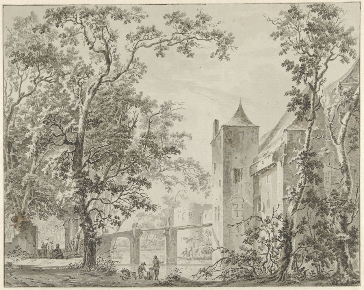El castillo de Haar cerca de Utrecht de Jacob Elias van Varelen