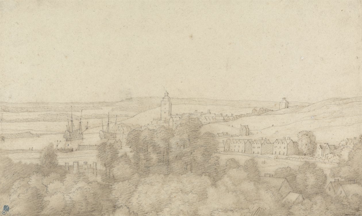 Vista de Chatham desde el Oeste de Jacob Esselens