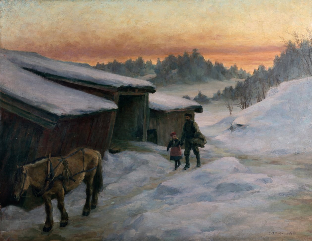 De una granja cerca de Lysaker de Jacob Gloersen