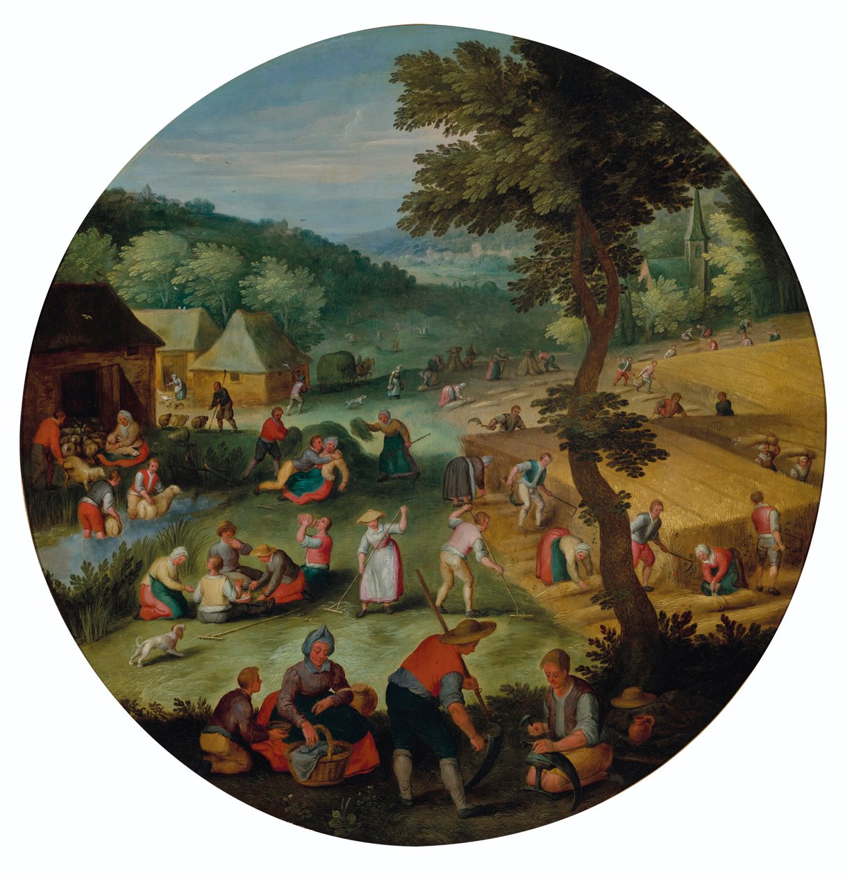 Alegoría del verano de Jacob Grimmer