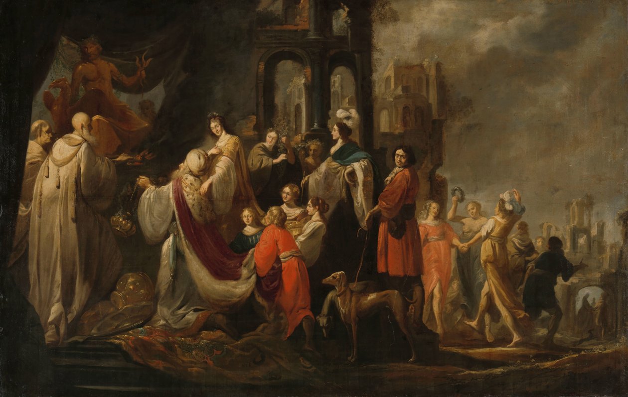 La idolatría del rey Salomón de Jacob Hogers