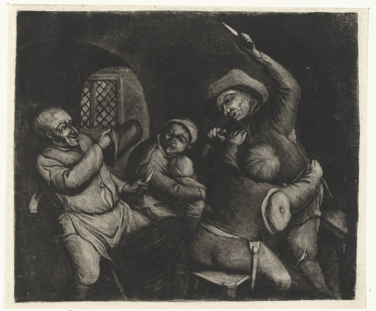 hombres luchadores de Jacob Hoolaart