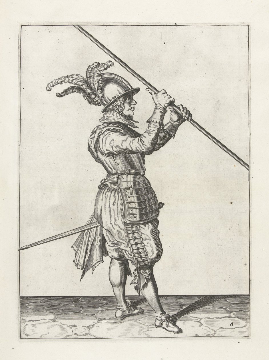 Soldado con lanza, c.1600 de Jacob II de Gheyn