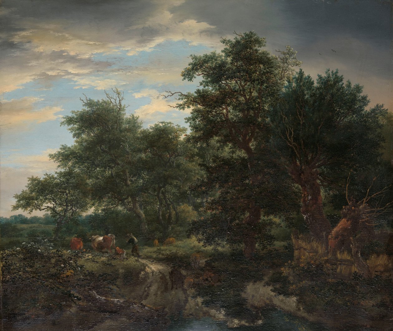 Escenario del bosque de Jacob van Ruisdael