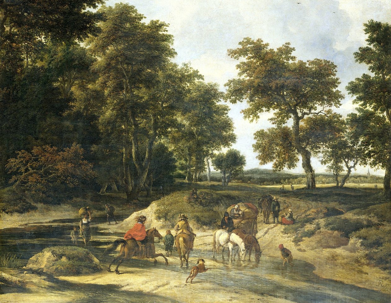 El vado de Jacob van Ruisdael