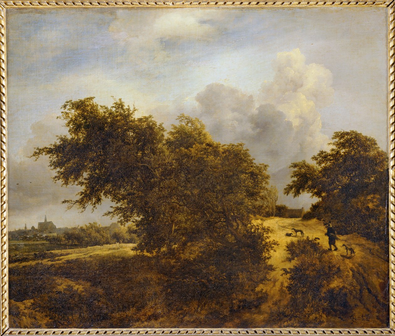 Sendero en las dunas de Haarlem o Le Buisson ... de Jacob Isaaksz. or Isaacksz. van Ruisdael