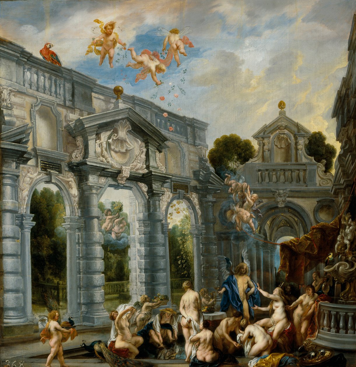 Amor y Psique de Jacob Jordaens