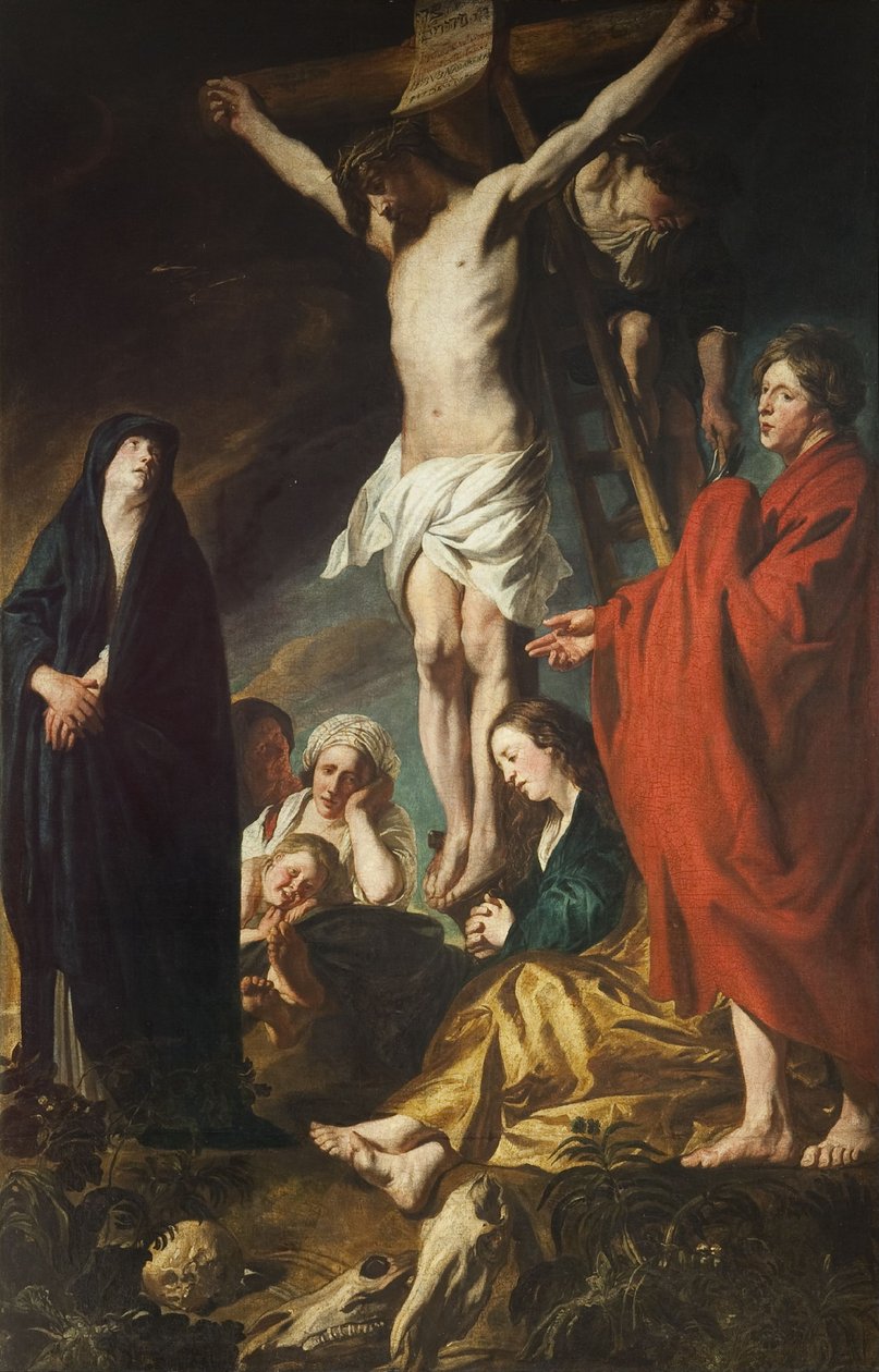 Cristo en la Cruz de Jacob Jordaens