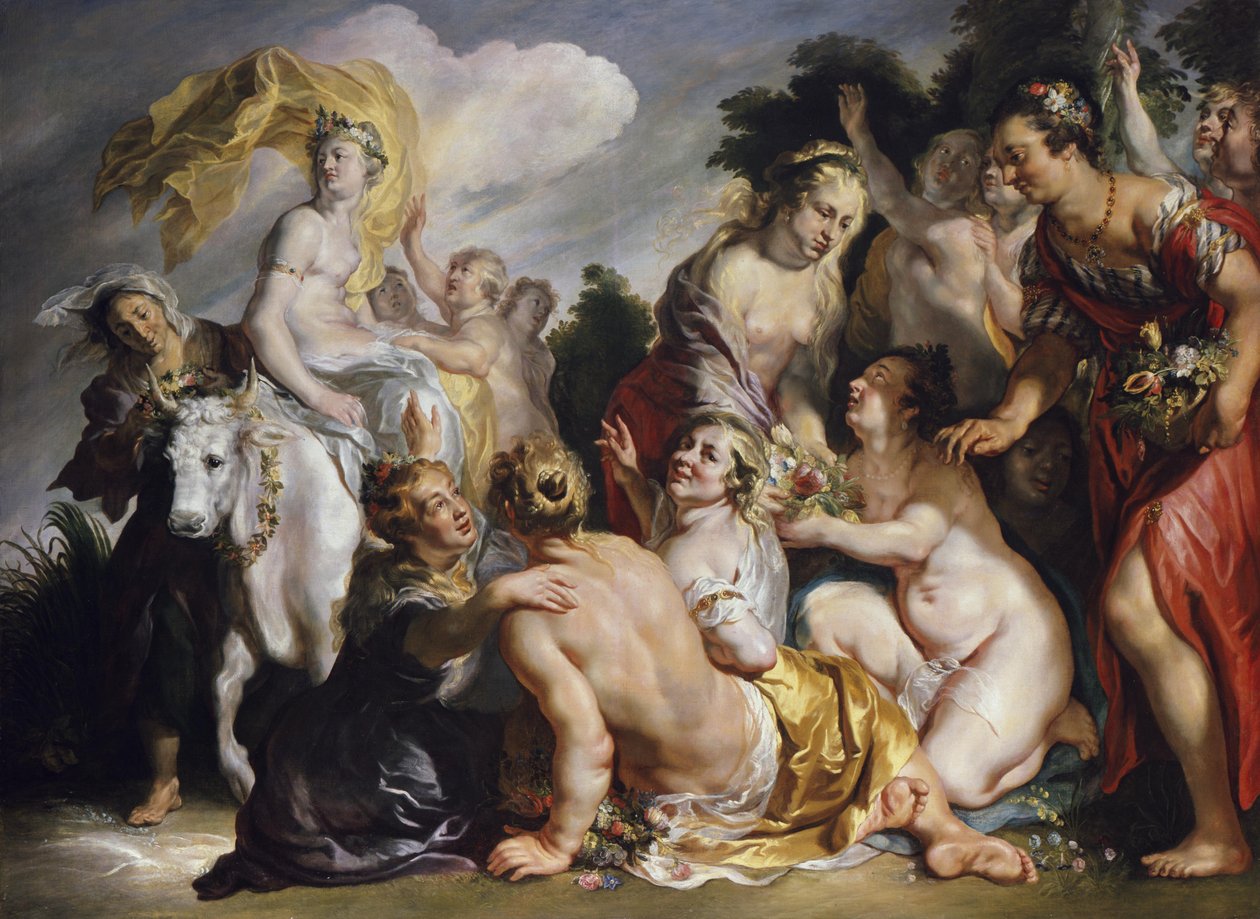 El rapto de Europa de Jacob Jordaens