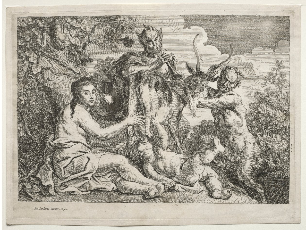 Jupiter Nourished by the Goat Almathea de Jacob Jordaens