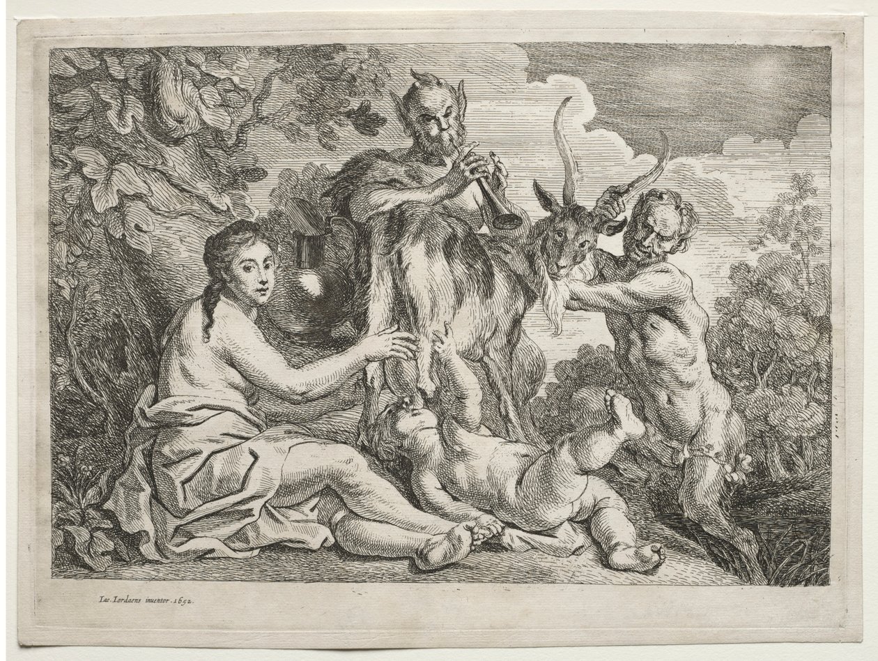 Júpiter alimentado por la cabra Amaltea, 1652 de Jacob Jordaens